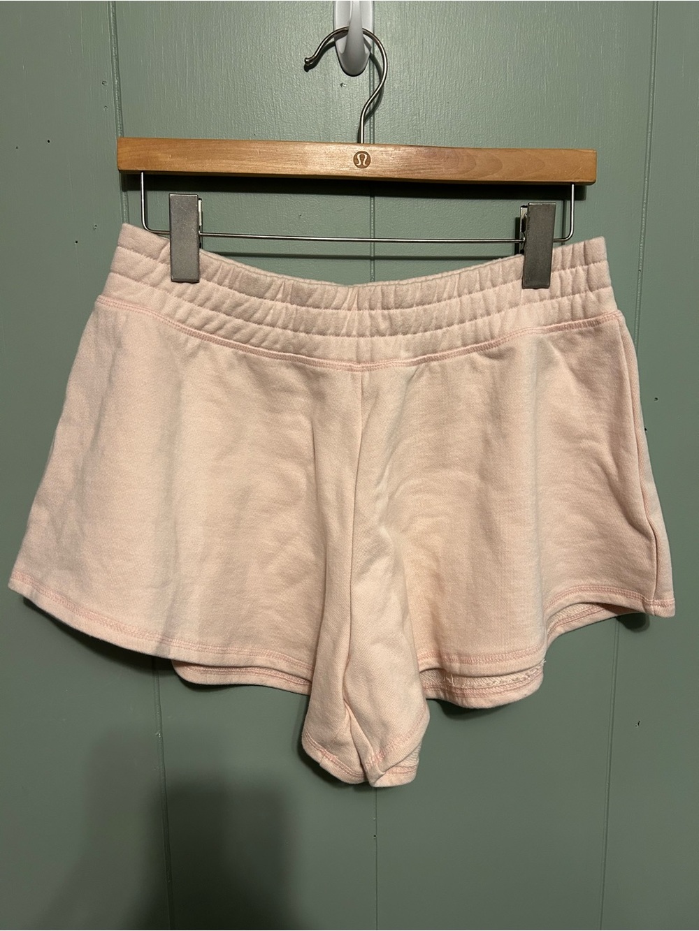 Anthropologie Daily Practice Light Pink Pull-On Athletic Shorts